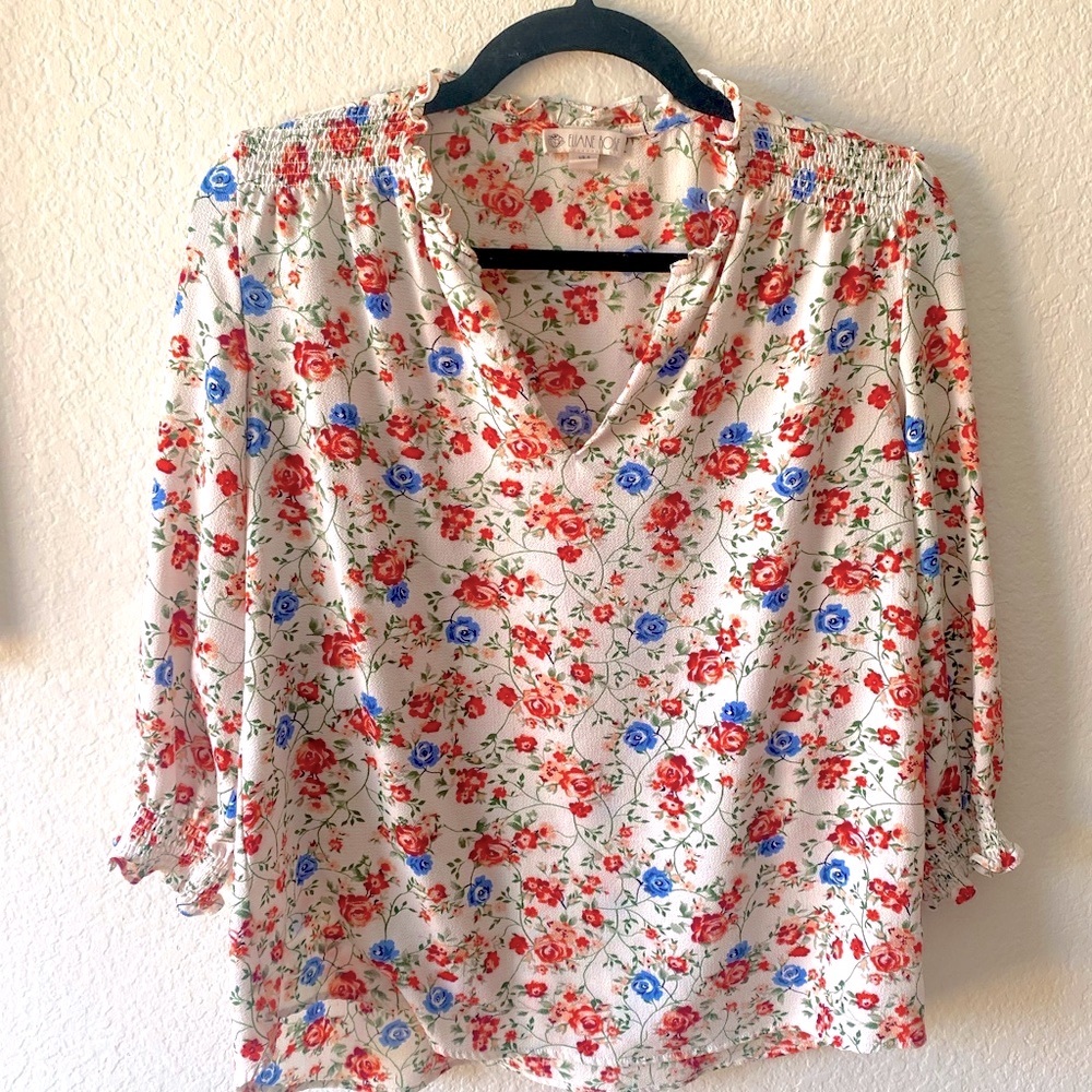 Floral Blouse by Eliane Rose
